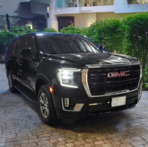 Black Toyota Hiace Van
